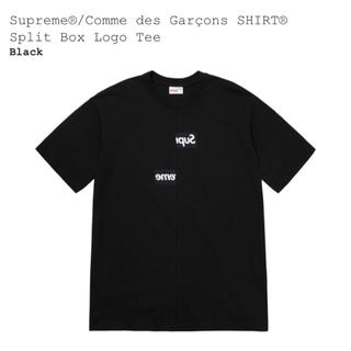 シュプリーム(Supreme)のsupreme ギャルソン S ブラック(Tシャツ/カットソー(半袖/袖なし))