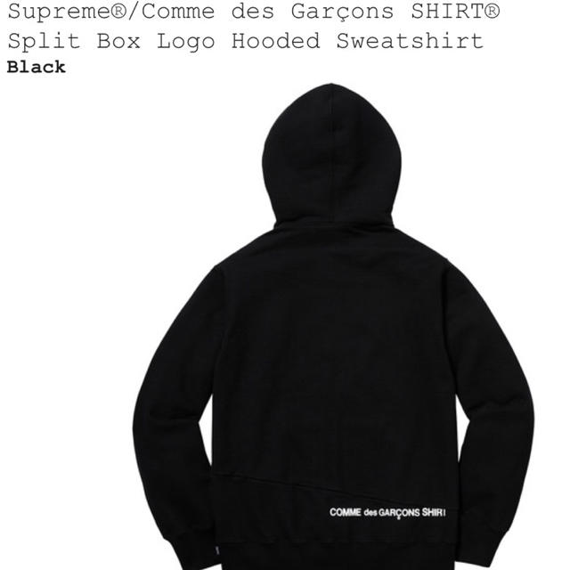 Supreme hooded black サイズs
