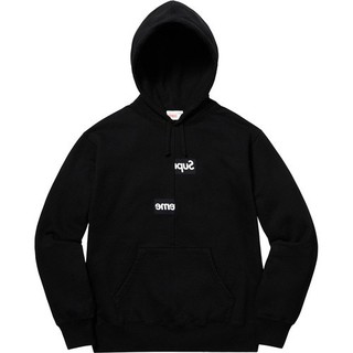 シュプリーム(Supreme)のsupreme split box logo hooded sweatshirt(パーカー)