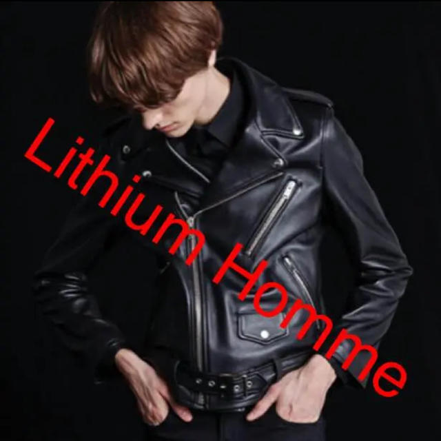 【待望★】 - HOMME LITHIUM lithium リチウムオム homme ライダースジャケット 【待望★】 - HOMME LITHIUM lithium リチウムオム homme ライダースジャケット