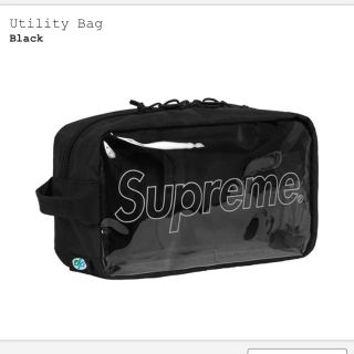 シュプリーム(Supreme)の新品 黒 18FW supreme utility bag(セカンドバッグ/クラッチバッグ)