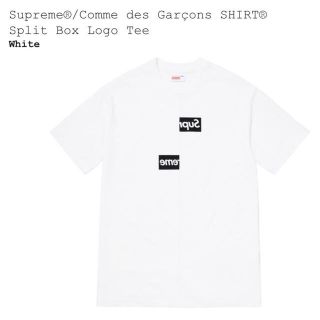 シュプリーム(Supreme)のSupreme / Comme des Garcons Box logo Tee(Tシャツ/カットソー(半袖/袖なし))