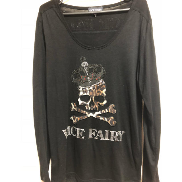 BUFFALO BOBS(バッファローボブス)のVICE FAIRY★スカルロンＴ★ヴァイスフェアリー メンズのトップス(Tシャツ/カットソー(七分/長袖))の商品写真