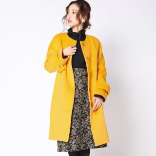 商品販売 Y6630*vintage☆中綿☆ジャケット☆コート☆黄イエロー