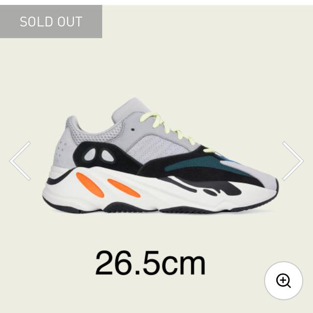 靴/シューズadidas yeezy boost 700 26.5cm