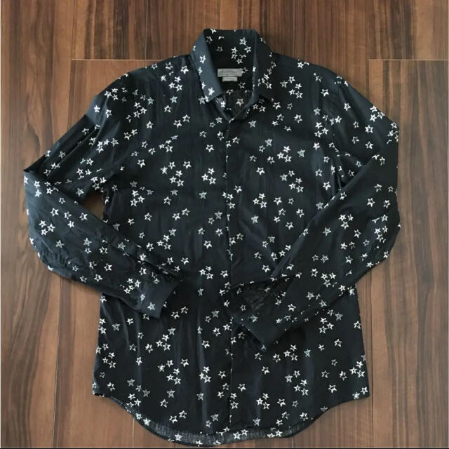 ZARA ザラ 星柄 スター シャツ 黒 ブラック  即完売！