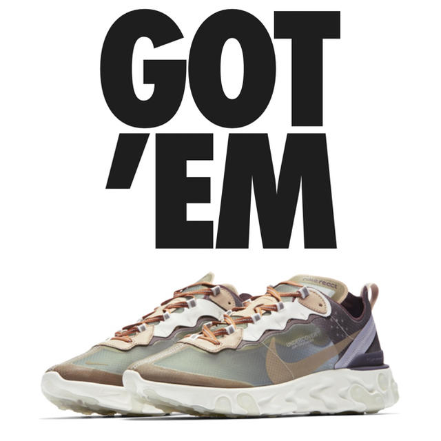 UNDERCOVER(アンダーカバー)のundercover  react element87 25.5cm メンズの靴/シューズ(スニーカー)の商品写真