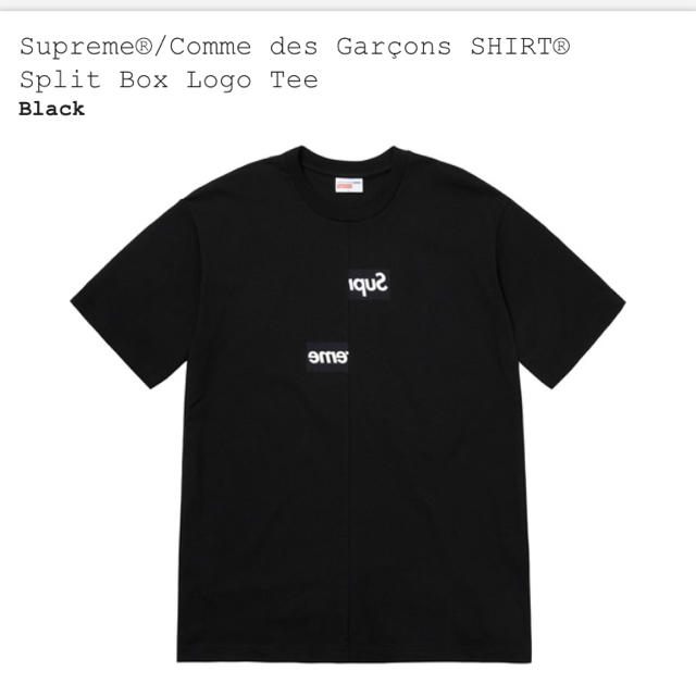supreme comme des garcons teeトップス