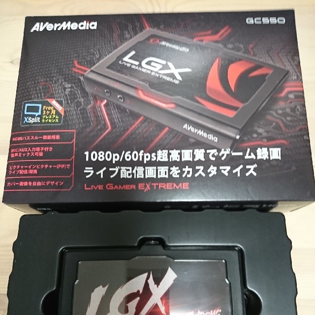 AVerMedia LGX GC550 キャプチャーボード - PC周辺機器 AVerMedia LGX GC550 キャプチャーボード - PC周辺機器
