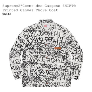 シュプリーム(Supreme)のSupreme ギャルソン Printed canvas chore coat(Gジャン/デニムジャケット)