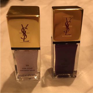 イヴサンローランボーテ(Yves Saint Laurent Beaute)のイヴ・サンローラン ラ ラッククチュール 16番&トップート33番(マニキュア)