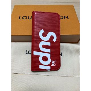 ルイヴィトン(LOUIS VUITTON)の未使用品 ルイヴィトン  シュプリーム  コラボ iPhone ケース(その他)