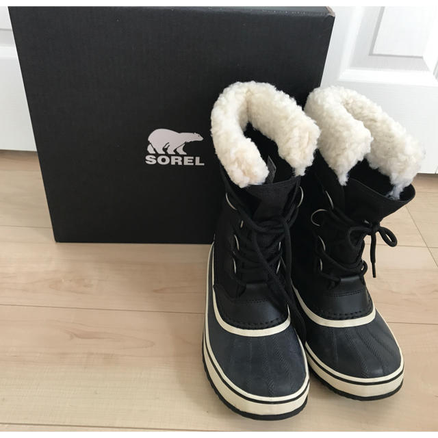 SOREL(ソレル)のSorel ソレル スノーブーツ ウインターカーニバル ブラック 24cm  レディースの靴/シューズ(ブーツ)の商品写真