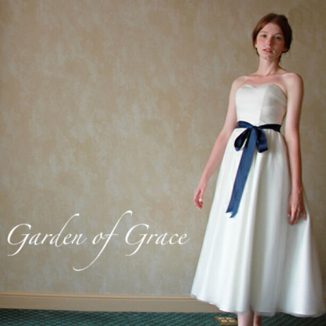 Aラインアンクル丈ドレス☆Garden of grace☆ガーデンオブグレイスの