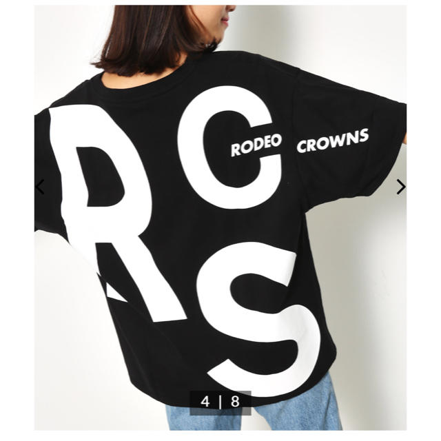 RODEO CROWNS(ロデオクラウンズ)のロデオクラウンズ ロゴTシャツ新品 レディースのトップス(Tシャツ(半袖/袖なし))の商品写真