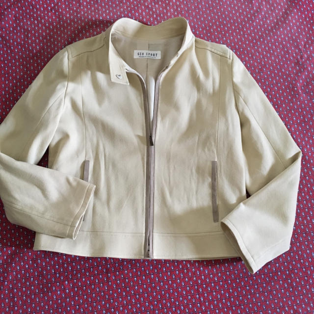 新品 レディース ジャケット GIO SPORT サイズ1 GIO SPORTS 革ジャケット ジオスポーツ 大きいサイズ