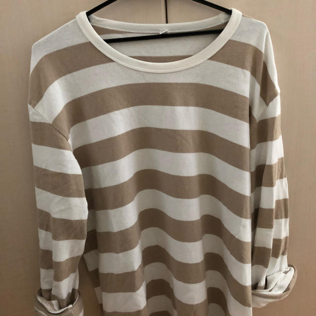 UNIQLO(ユニクロ)のユニクロ メンズ ウォッシュボーダーTシャツ メンズのトップス(Tシャツ/カットソー(七分/長袖))の商品写真