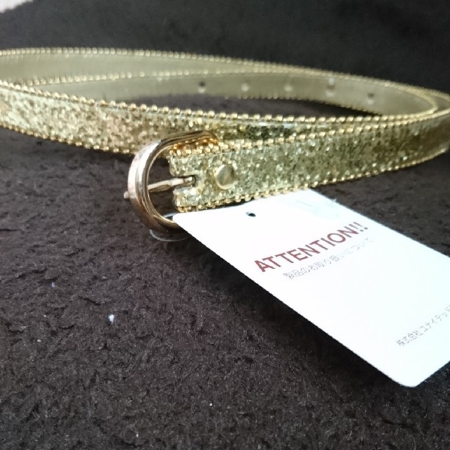 MK MICHEL KLEIN(エムケーミッシェルクラン)のエムケーミッシェルクラン ゴールドベルト レディースのファッション小物(ベルト)の商品写真
