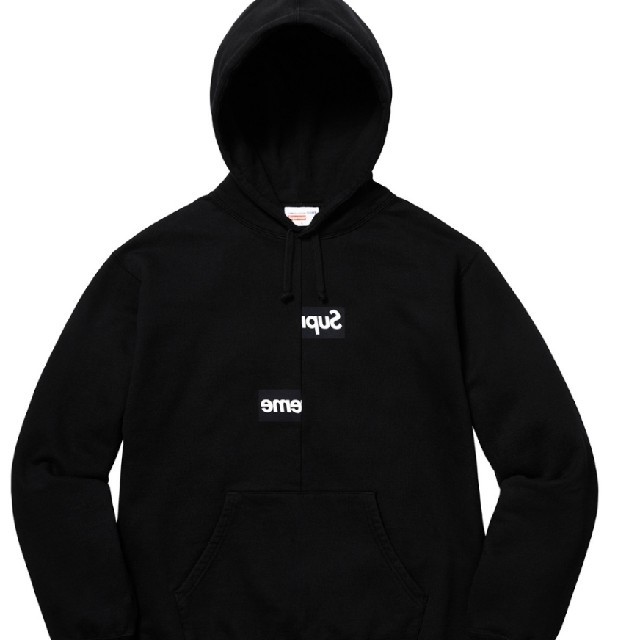 SupremeCommedesGarçonsBox logo 黒M