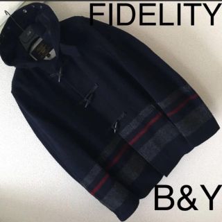 フェデリティー(FIDELITY)の◆良品◆フィデリティ B&Y◆アローズコラボ ダッフルコート ボーダー L(ダッフルコート)