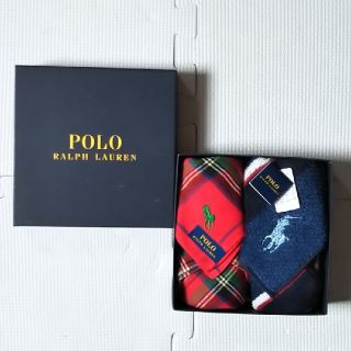 ポロラルフローレン(POLO RALPH LAUREN)のPOLO  RALPH LAUREN ハンカチ ２枚(ハンカチ/ポケットチーフ)