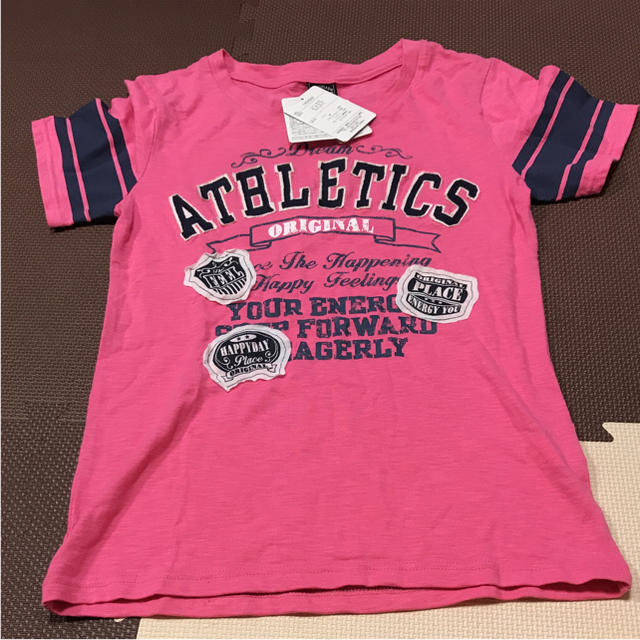 【新品未使用タグ付き】Tシャツ ピンク レディースのトップス(Tシャツ(半袖/袖なし))の商品写真