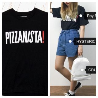 レイビームス(Ray BEAMS)の美品☆ PIZZANISTA☆ロゴＴシャツ(Tシャツ(半袖/袖なし))