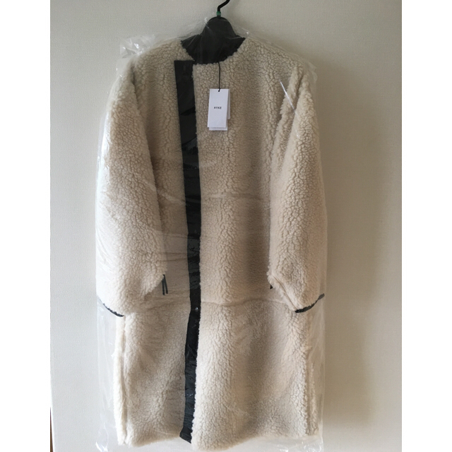 最終です!【新品未使用】HYKE ボア COAT サイズ1 白 完売 2