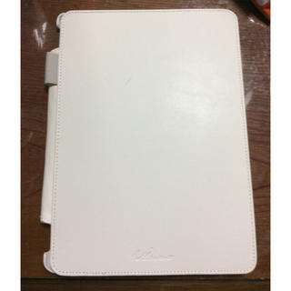 エレコム(ELECOM)のエレコム9.7インチ iPad Pro、Air2 ソフトレザーカバー ホワイト(iPadケース)