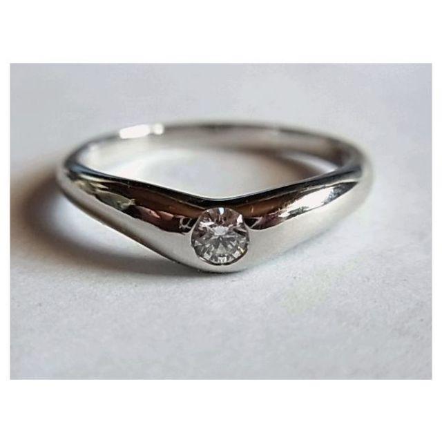 Tiffany & Co. - 美品ティファニー ダイヤpt950リング指輪21号ダイヤモンド1粒0.18ctの通販 by ゴールド&シルバー