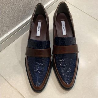 アメリヴィンテージ(Ameri VINTAGE)の【専用】ameri【LEATHER CROCO LOAFER】ローファー M(ローファー/革靴)