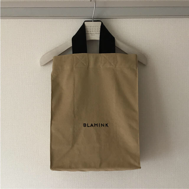 新品 BLAMINK ブラミンク トートバッグ ハンドバッグ ロゴ キャンバス