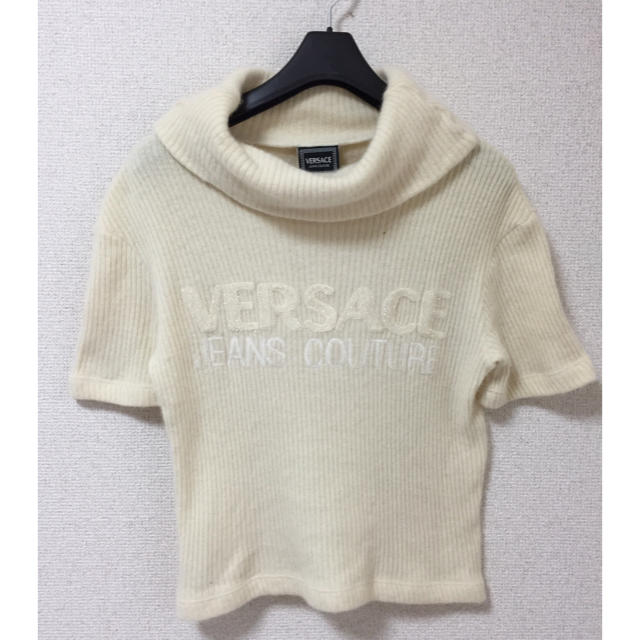 VERSACE(ヴェルサーチ)のVERSACE♡半袖ニット レディースのトップス(ニット/セーター)の商品写真