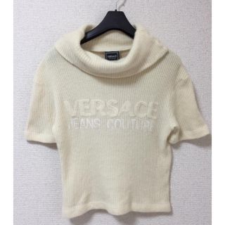 ヴェルサーチ(VERSACE)のVERSACE♡半袖ニット(ニット/セーター)