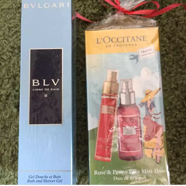 L'OCCITANE(ロクシタン)のブルガリブルーIIとロクシタンフェイスミストセット コスメ/美容のスキンケア/基礎化粧品(化粧水/ローション)の商品写真