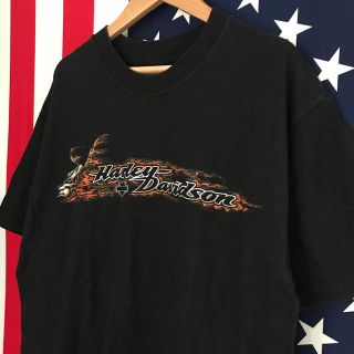 ハーレーダビッドソン(Harley Davidson)のUSA古着 ハーレーダビッドソン Tシャツ M(Tシャツ/カットソー(半袖/袖なし))