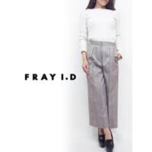 FRAY I.D(フレイアイディー)の試着のみ フレイアイディー ワイドタックパンツ レディースのパンツ(カジュアルパンツ)の商品写真