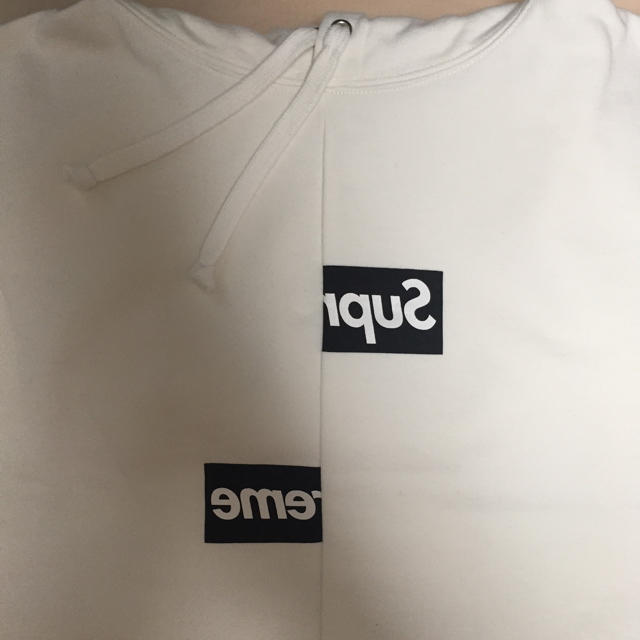 日本初の - Supreme 送料込 Sweatshirt Hooded Logo Box Split M