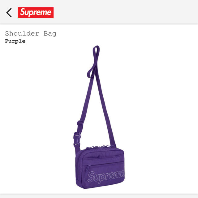 Supreme(シュプリーム)のsupreme 18F/W sholder bag シュプリームショルダーバッグ レディースのバッグ(ショルダーバッグ)の商品写真