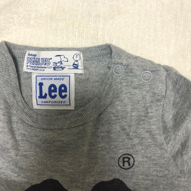 Lee(リー)の値下げ！Lee スヌーピー Tシャツ 90cm キッズ/ベビー/マタニティのキッズ服男の子用(90cm~)(Tシャツ/カットソー)の商品写真