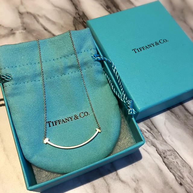 Tiffany & Co. - 日本未発売！ティファニー Tスマイル ミニ ネックレス ペンダント シルバーの通販 by garnet's