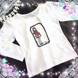 ベビーディオール(baby Dior)のクリスチャン ディオール★新品★可愛いロンT(Tシャツ/カットソー)