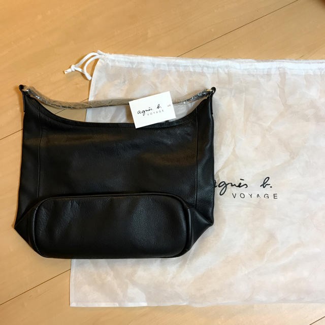 agnes b.(アニエスベー)のアニエス・ベー  bag 牛革 black レディースのバッグ(トートバッグ)の商品写真