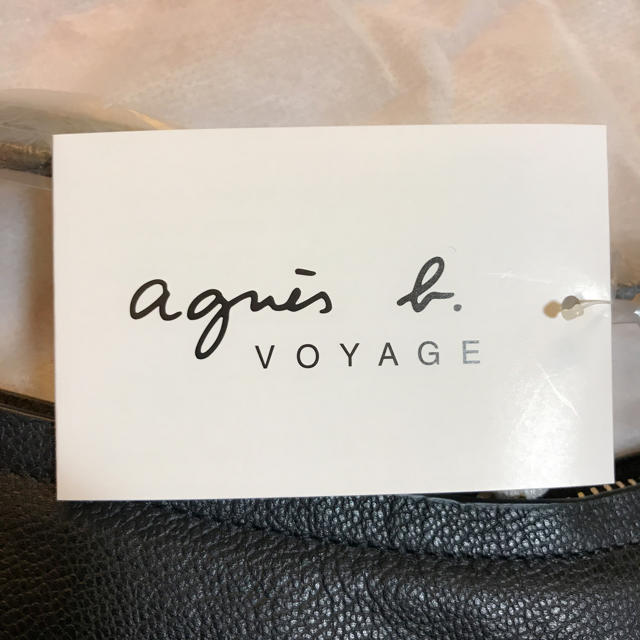 agnes b.(アニエスベー)のアニエス・ベー  bag 牛革 black レディースのバッグ(トートバッグ)の商品写真