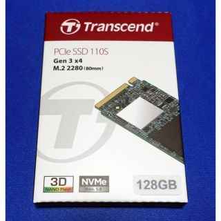 トランセンド(Transcend)のTranscend PCIe(NVMe) SSD 110S 128GB(PCパーツ)