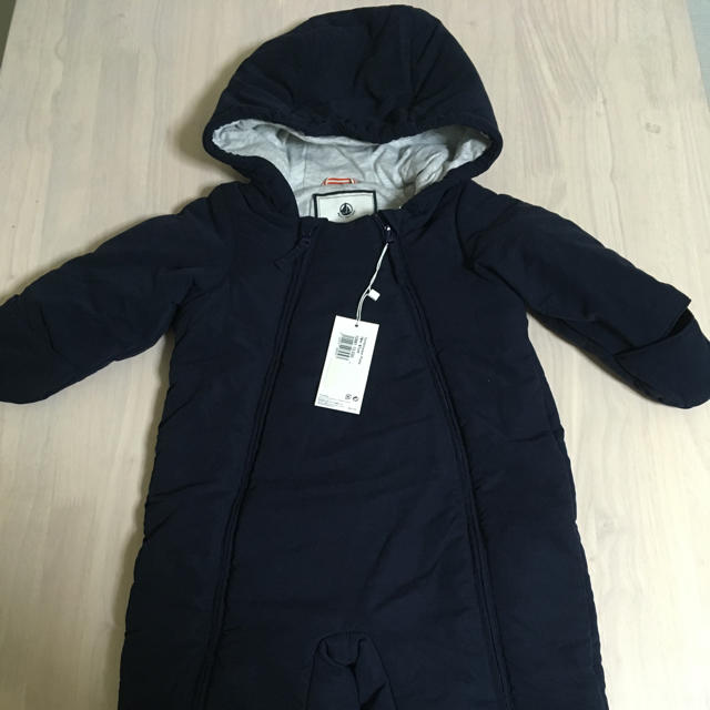 PETIT BATEAU(プチバトー)のプチバトー ジャンプスーツ カバーオール キッズ/ベビー/マタニティのベビー服(~85cm)(ジャケット/コート)の商品写真