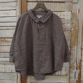 ヤエカ(YAECA)のORDINARY FITS オーディナリーフィッツ リネン　バーバー　シャツ(シャツ/ブラウス(長袖/七分))