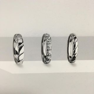 ショーメ(CHAUMET)の【新品仕上げ済】CHAUMET トルサード ダイヤモンド PT950 リング(リング(指輪))