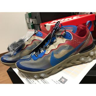 アンダーカバー(UNDERCOVER)の28.5cm NIKE REACT ELEMENT 87 UNDERCOVER(スニーカー)