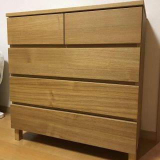 生牡蠣様専用 無印良品 木製チェスト 4段 muji 棚 引き出し タンス 無印